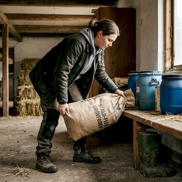 Opbevaring af hestefoder: sådan holder hø, wrap og kraftfoder sig bedst