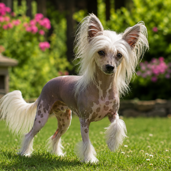 Chinese Crested (Kinesisk Hårløs): raceguide – temperament, pleje, motion og sundhed