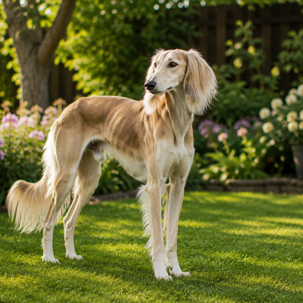 Saluki: raceguide – temperament, pleje, motion og sundhed