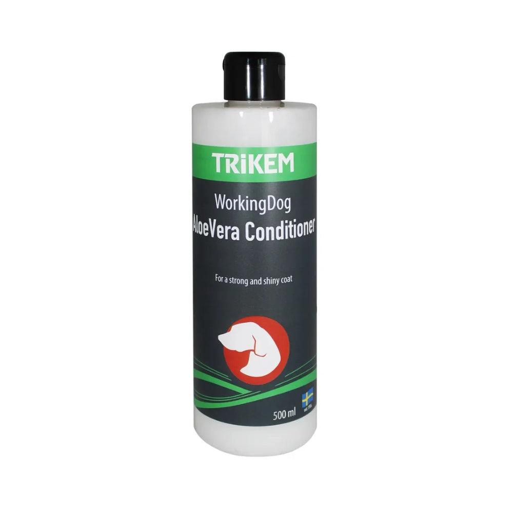 Trikem Working Dog Aloe Vera Conditioner 500 ml, balsam med aloe vera til hunde, set forfra