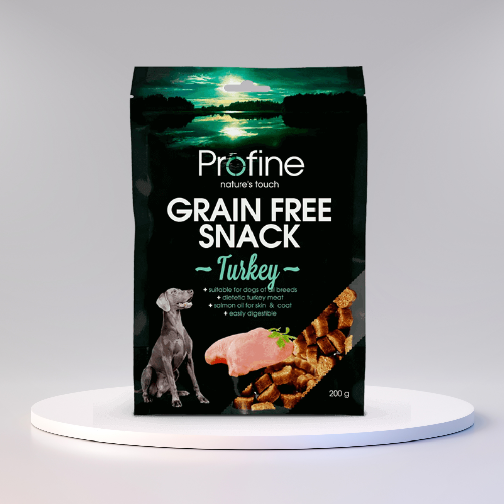 Profine Grain Free Snack Turkey halvbløde hundegodbidder med kalkun
