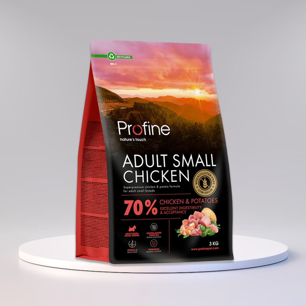 Profine Adult Small Chicken & Potatoes hundefoder med kylling til hunde på 1-10 kg