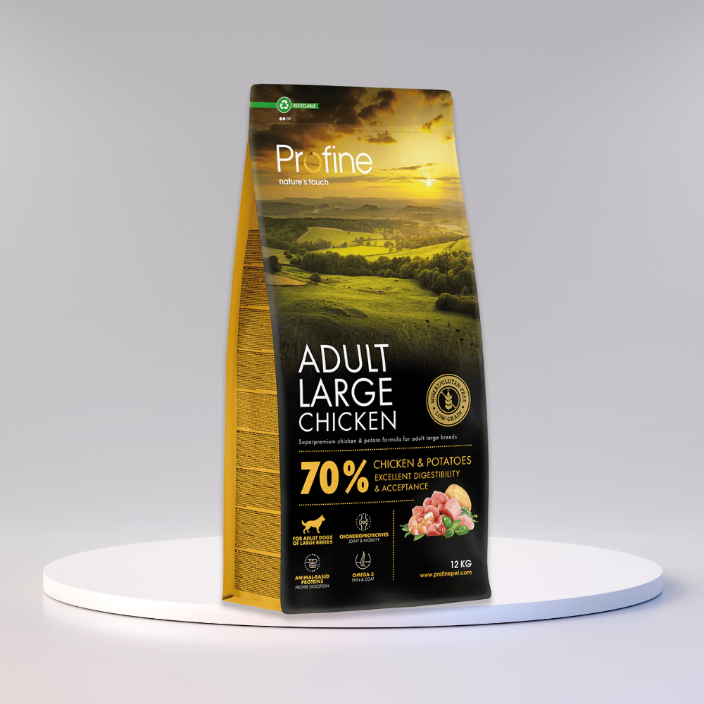 Profine Adult Large Chicken & Potatoes hundefoder med kylling til hunde over 30 kg