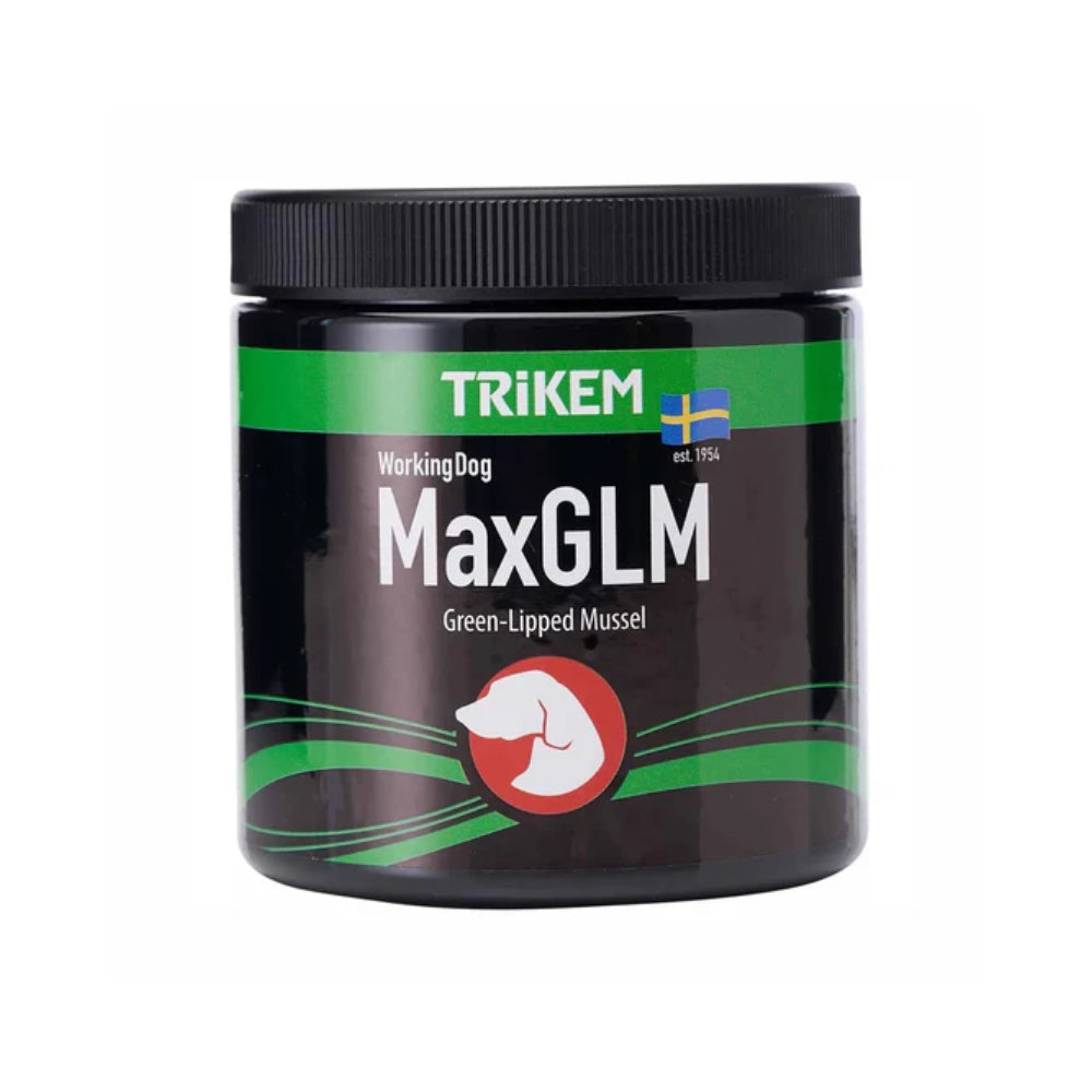 Trikem Working Dog GLM 450 g, kosttilskud med grønlæbet musling til hunde, pakning set forfra