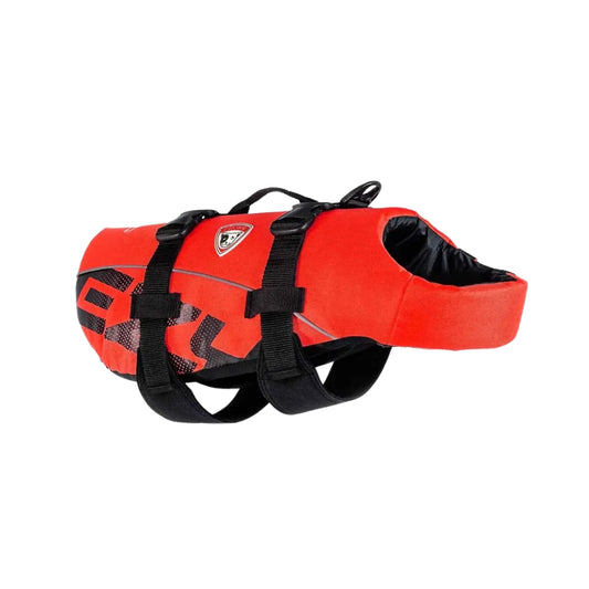 EzyDog flydevest til hund, set forfra