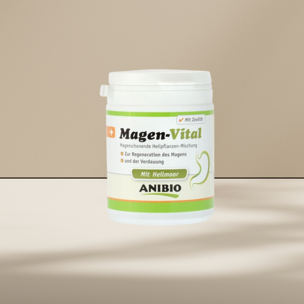 Anibio Magen-Vital 120 g, tilskudsfoder til hunde og katte, produktbillede
