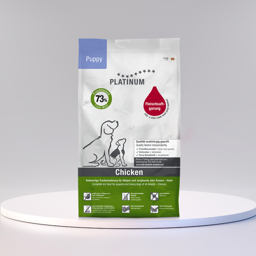 PLATINUM Puppy Chicken hvalpefoder med kylling, produktbillede