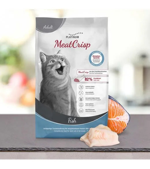 PLATINUM MeatCrisp Adult Fish 3 kg – tørfoder til voksne katte