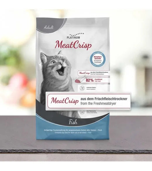 PLATINUM MeatCrisp Adult Fish tørfoder til voksne katte – billede 4