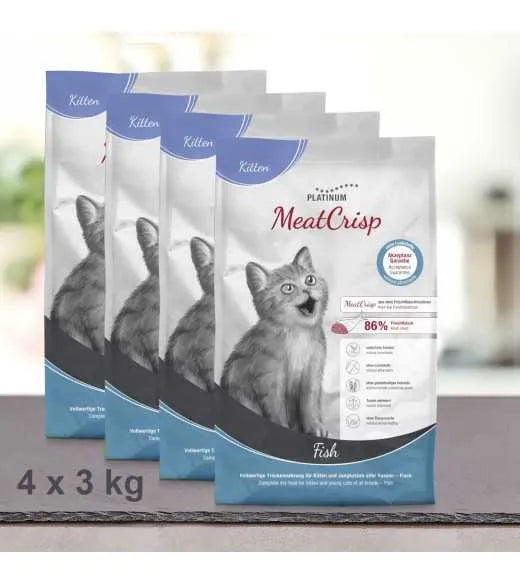 PLATINUM MeatCrisp Kitten Fish tørfoder til killinger – billede 2