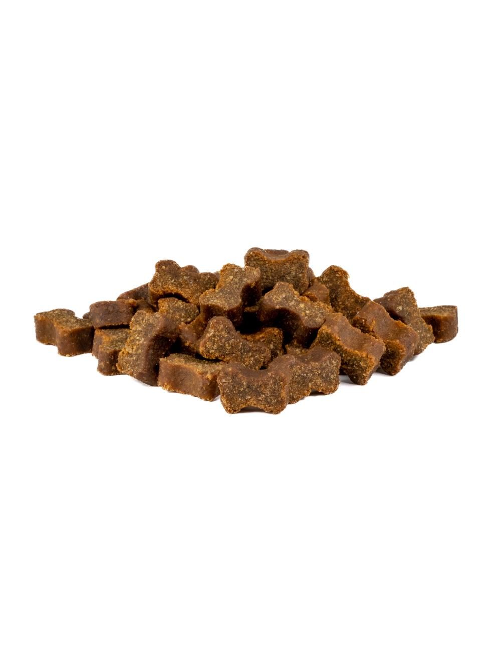 Frigera Semi-Moist Soft High And 165 g, bløde knogleformede godbidder med and