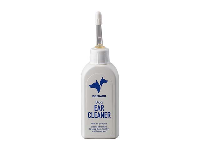 BOEGARD Ear Cleaner, ørerens til hunde uden parfume, flaske set forfra