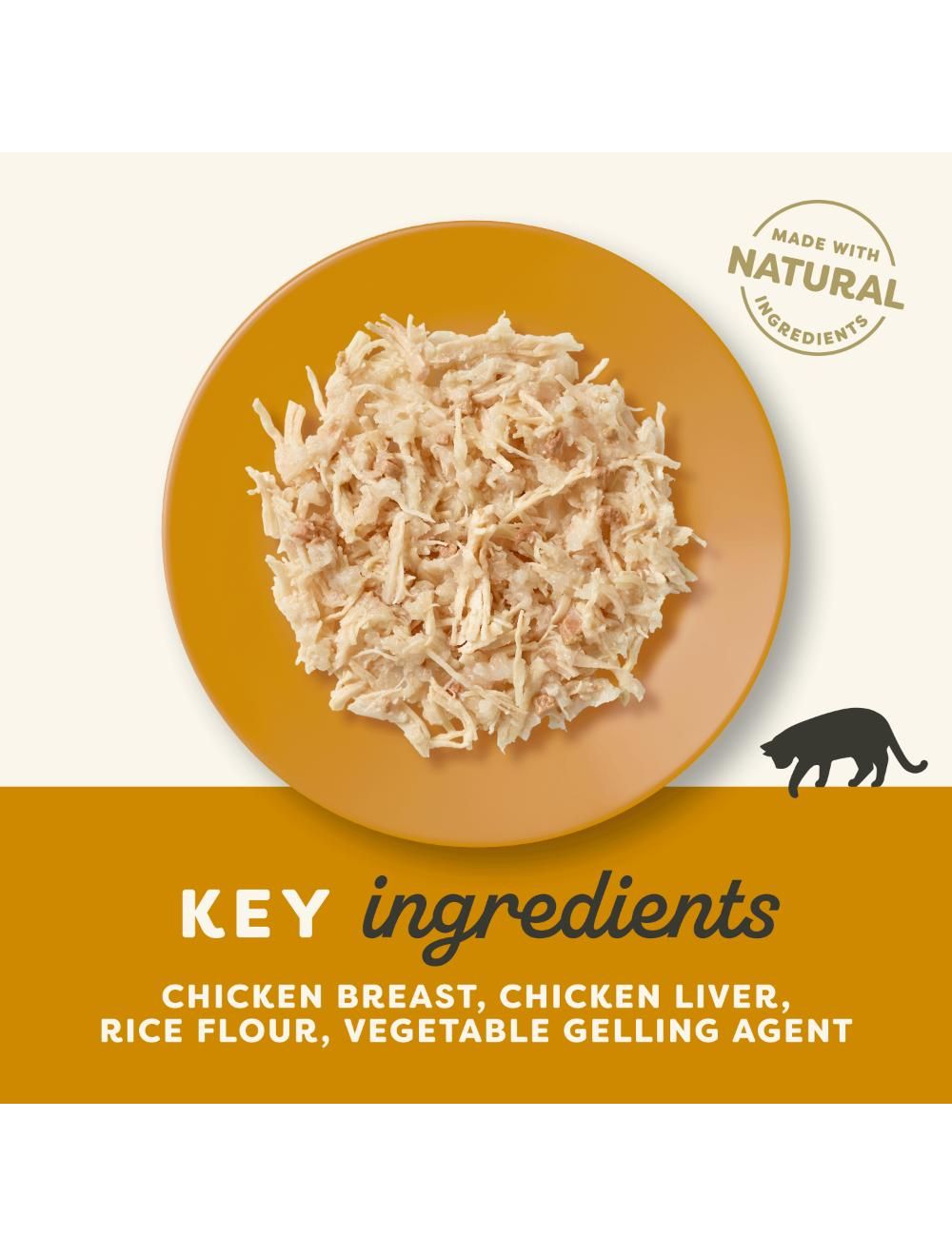 Applaws Kyllingebryst & kyllingelever i gelé 70 g vådfoder til katte, produktbillede