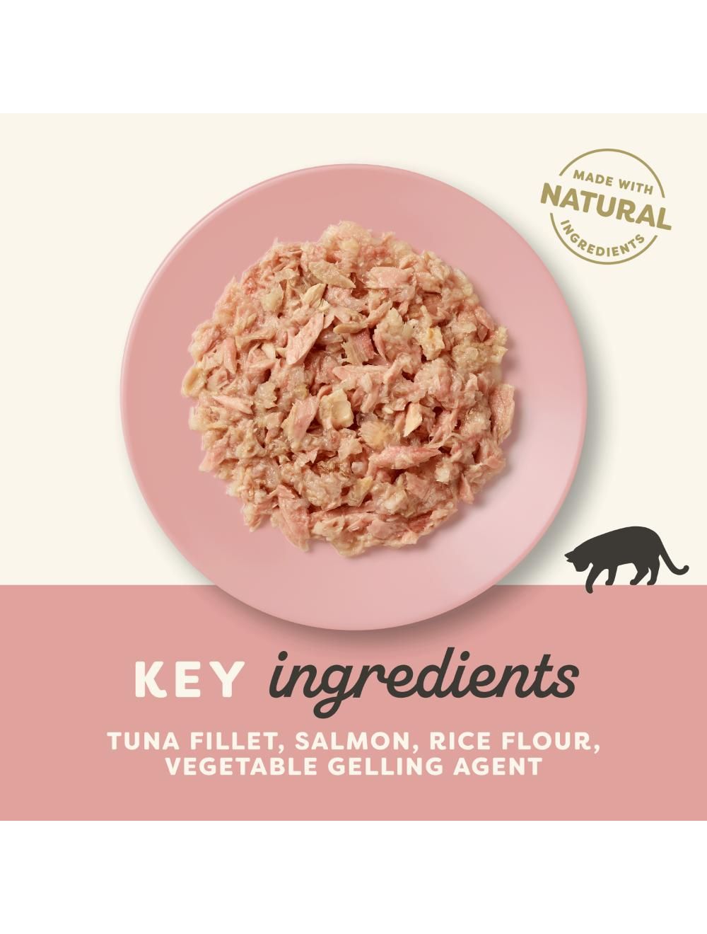 Applaws Tunfilet & laks i gelé 70 g vådfoder til katte, produktbillede