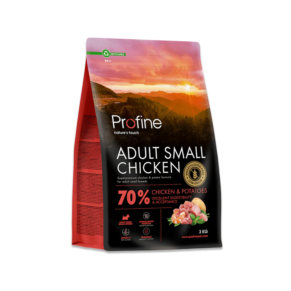 Profine Adult Small Chicken & Potatoes tørfoder til voksne små hunde