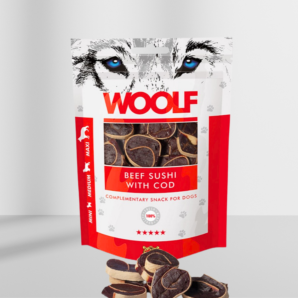Woolf Okse Sushi med Torsk 100 g fra Woolf, produktbillede 2