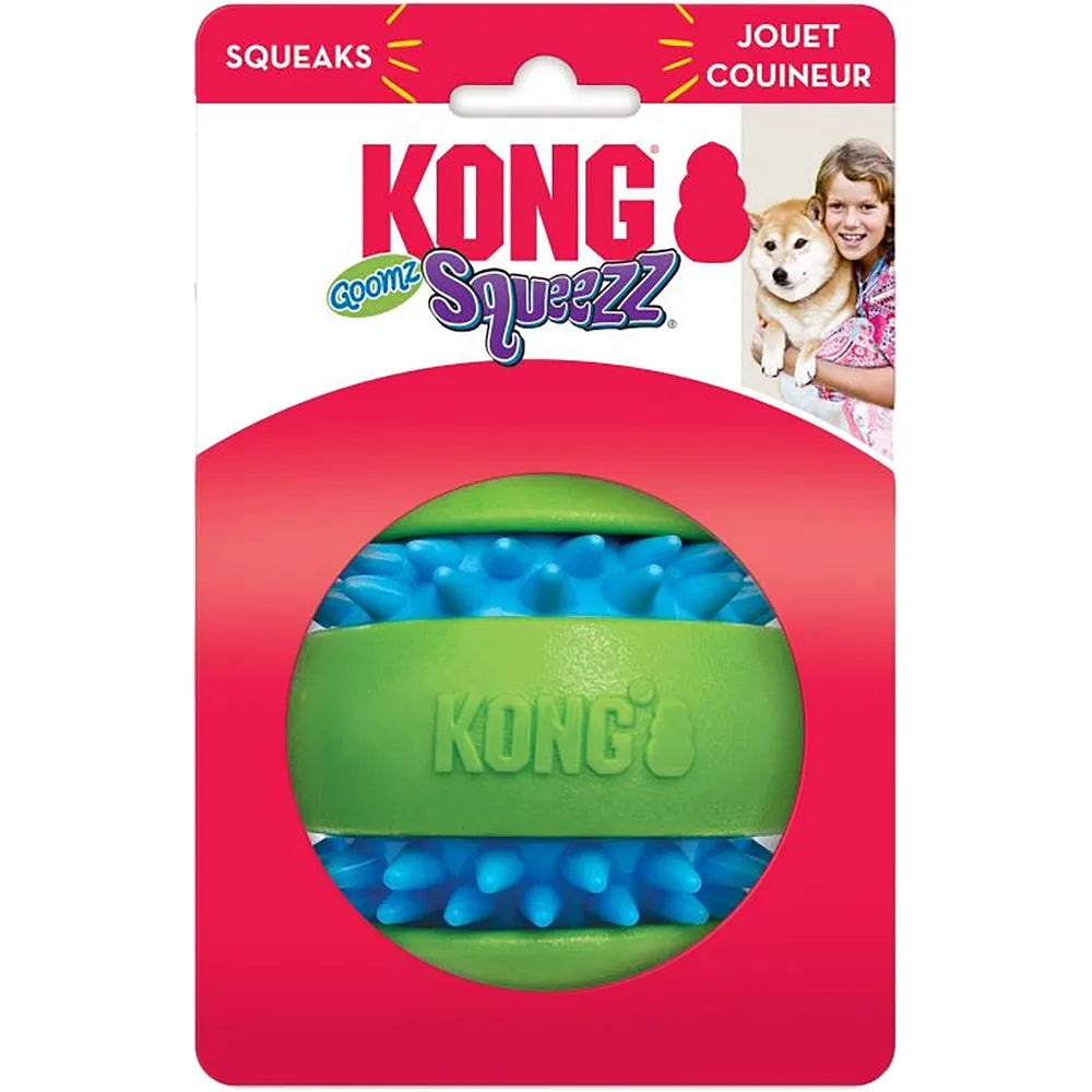 KONG Squeezz Goomz Ball, set fra en anden vinkel