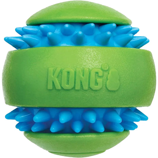 KONG Squeezz Goomz Ball XL, tyggebold til hunde med forhøjede knopper