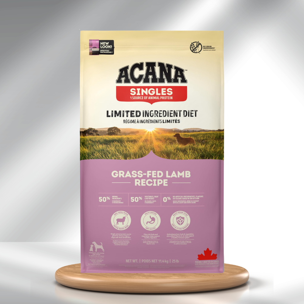 ACANA Singles Græsfodret lam 11,4 kg hundefoder – produktbillede