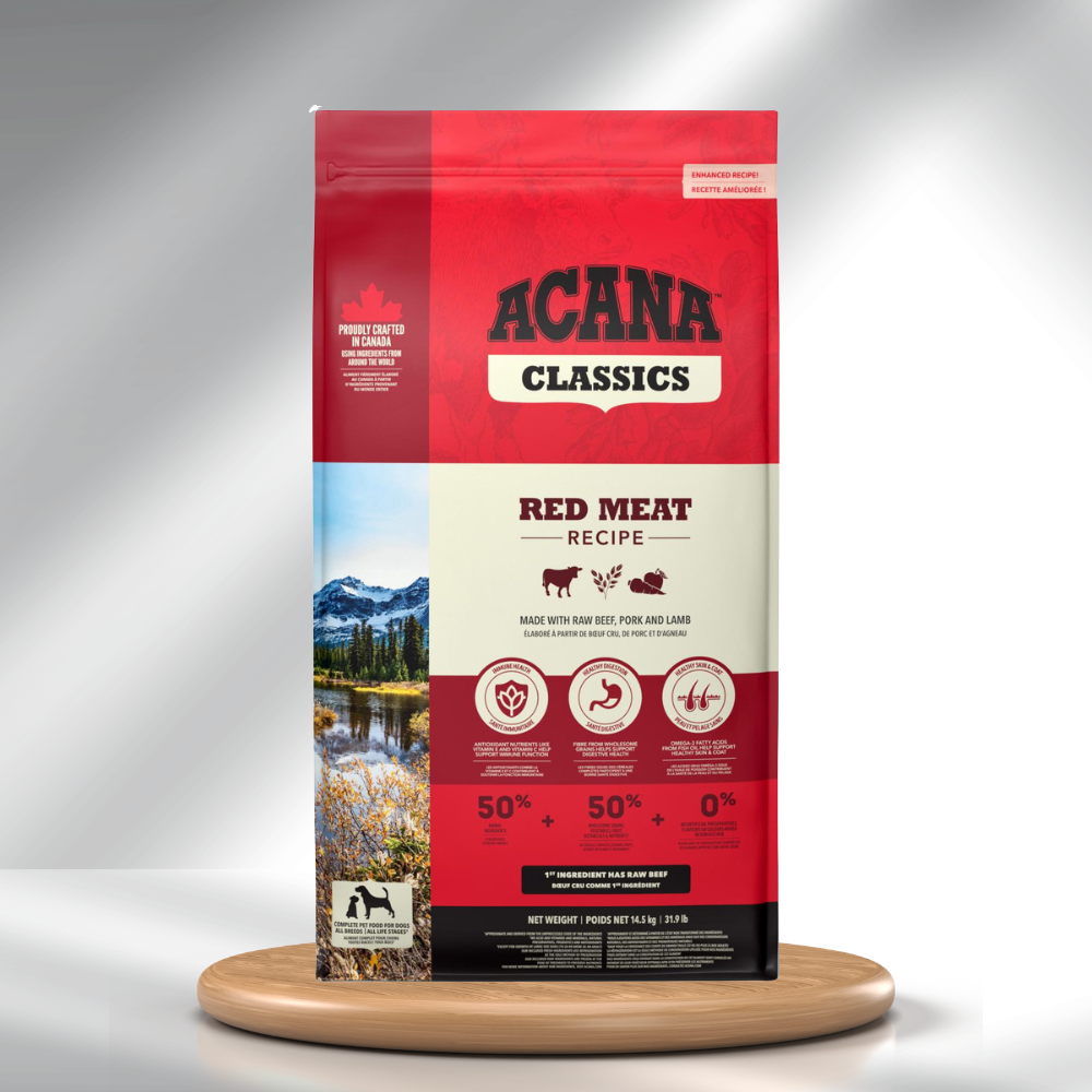 ACANA Classics Red Meat hundefoder 14,5 kg – produktbillede