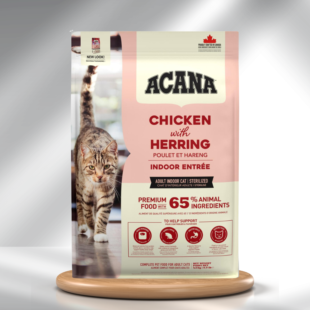 ACANA Indoor Entrée kattefoder 4,5 kg – produktbillede