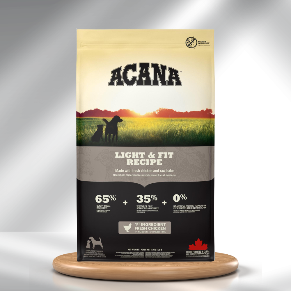 ACANA Light & Fit hundefoder 11,4 kg – produktbillede