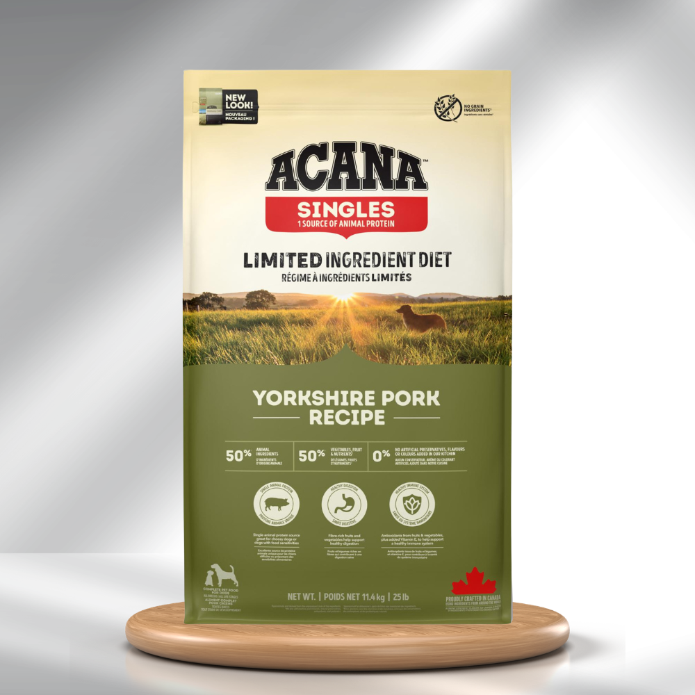 ACANA Singles Yorkshire Svinekød 11,4 kg hundefoder med svin – produktbillede