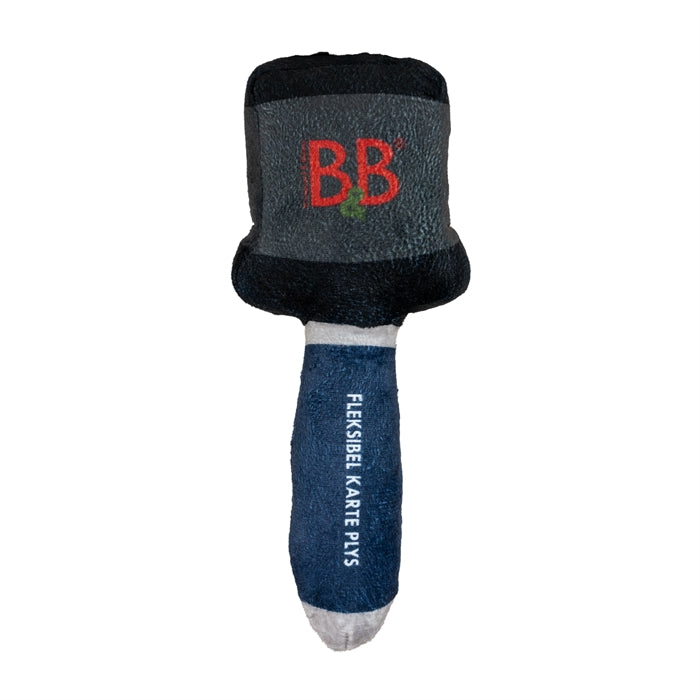 B&B Flexkarte Plys, hundelegetøj i plys formet som B&B Flexkarte, ca. 25 cm