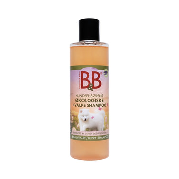 B&B Økologisk Puppy Shampoo til hvalpe og katte, 250 ml flaske