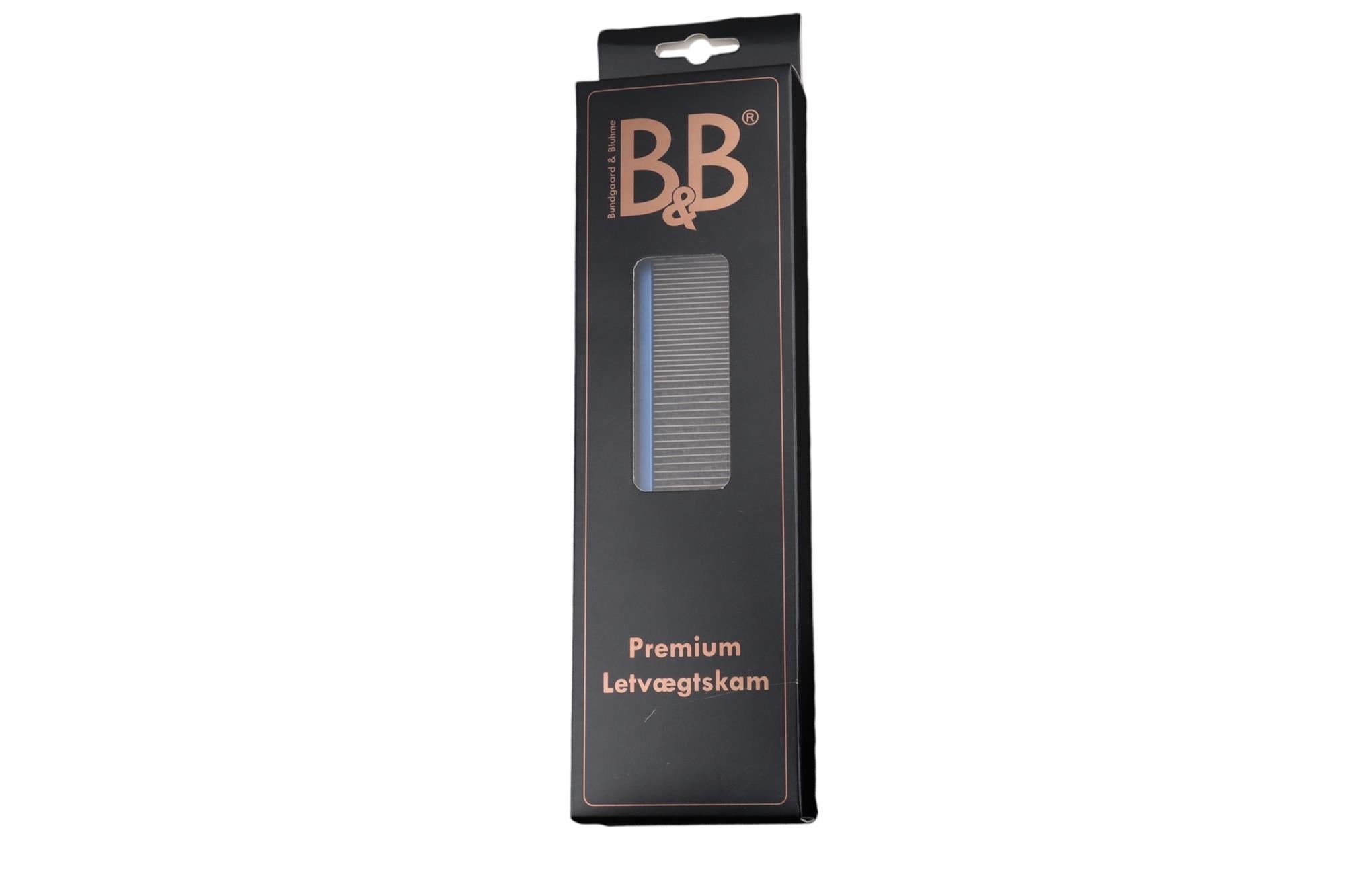 B&B Premium Letvægtskam med håndtag i aluminiumslegering, produktbillede