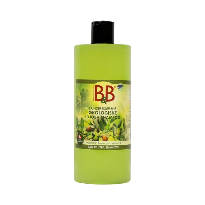 B&B Økologisk Jojoba Shampoo til hund, 750 ml flaske