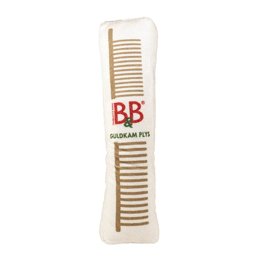B&B Guldkam Plys, hundelegetøj i plys formet som B&B Guldkam, ca. 25 cm