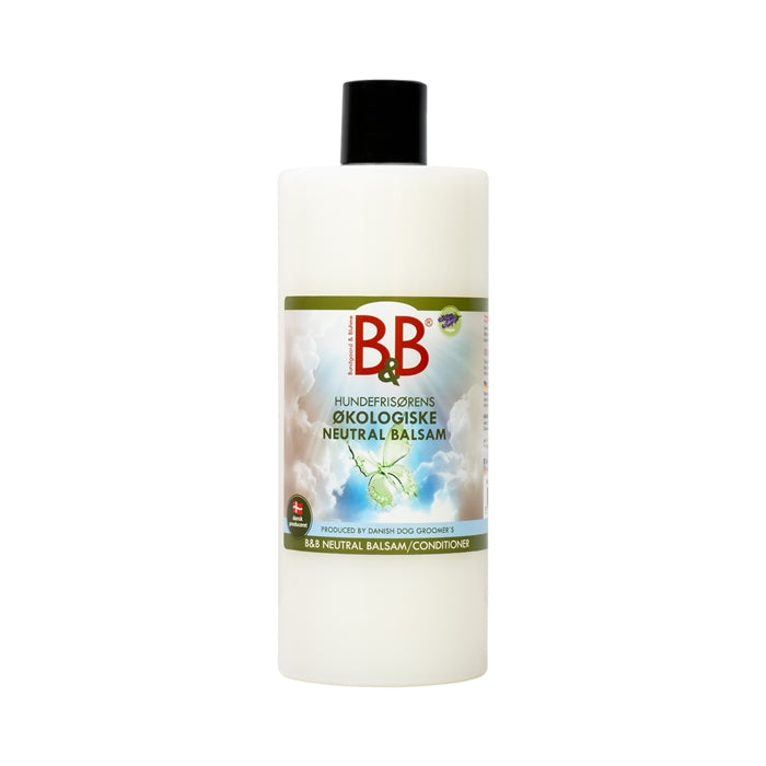B&B Økologisk Neutral Balsam til hund, 750 ml flaske