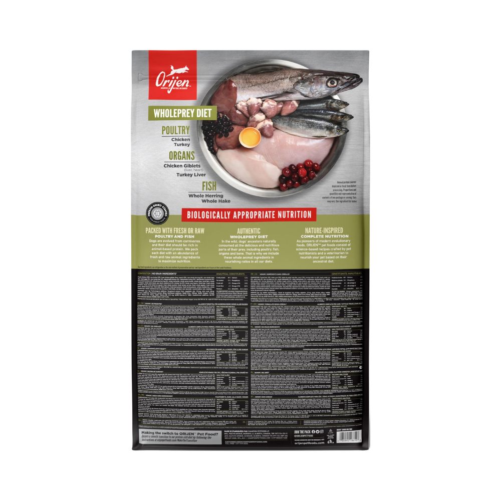 ORIJEN Senior hundefoder 11,4 kg – produktbillede