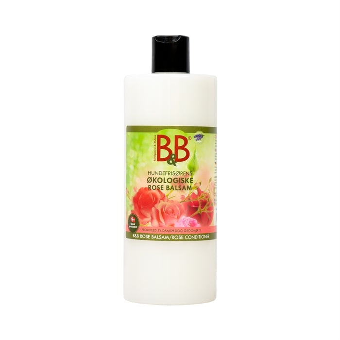 B&B Økologisk Rose Balsam til hund, 750 ml flaske