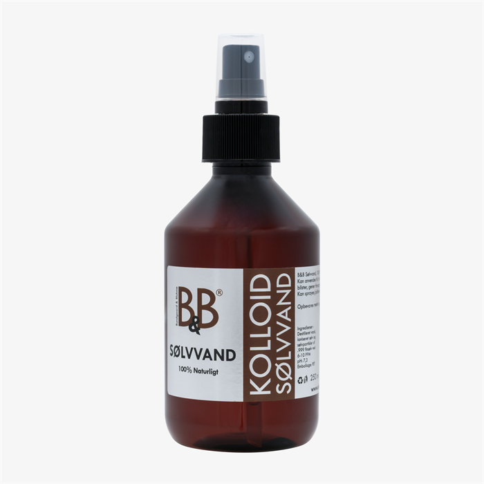 B&B Sølvvand 250 ml flaske til hund og kat