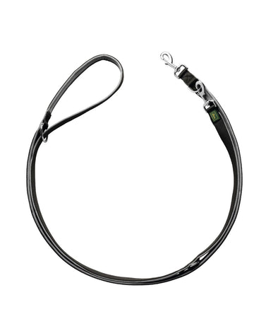 Hunter justerbar neopren hundesnor i sort/grå, 300 cm, produktbillede