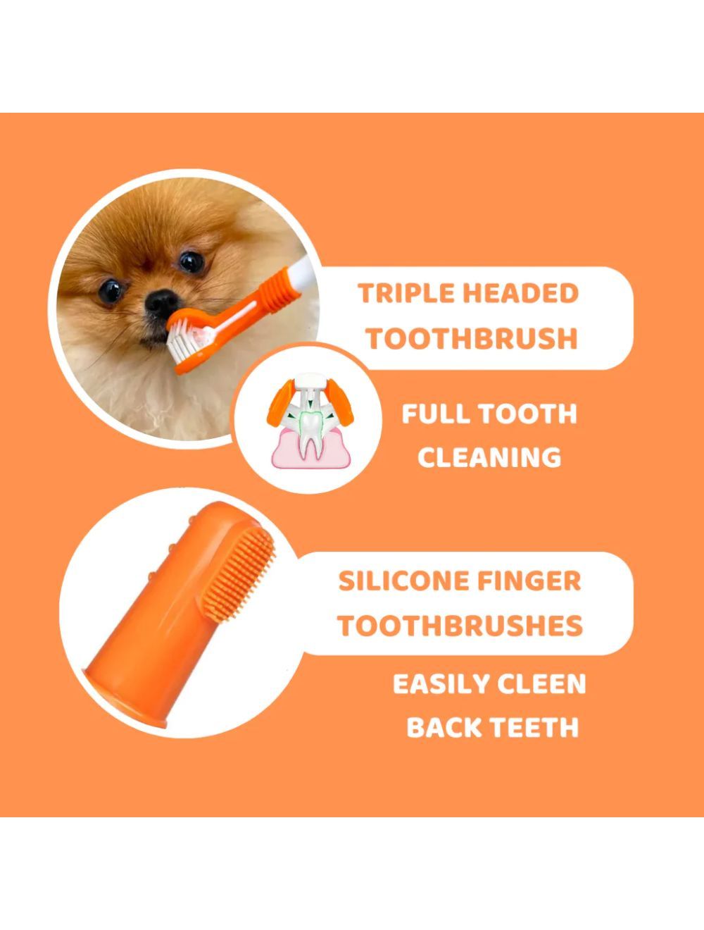 Dogslife Dental Kit til hund, indholdet af tandplejesættet