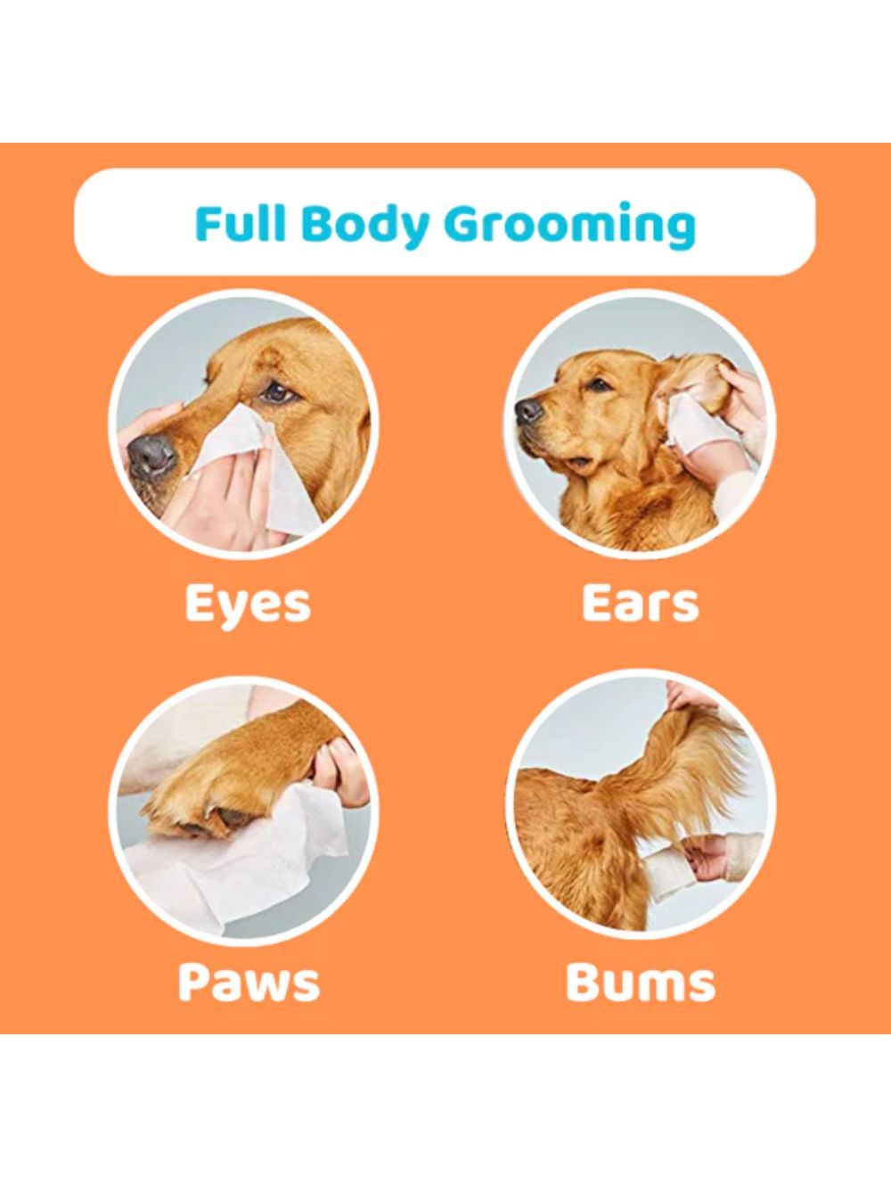 Dogslife renseservietter med babypudderduft, nøgleingredienser