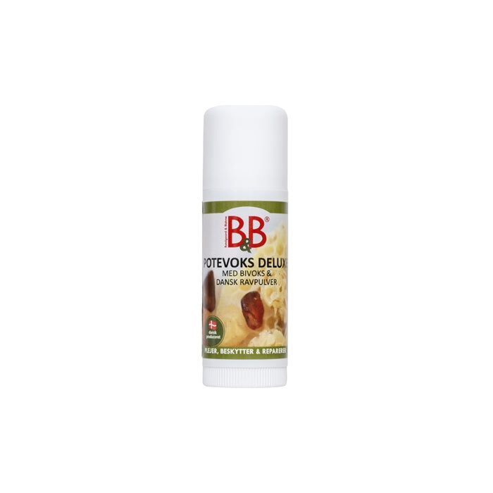 B&B Potevoks Deluxe 17 g med bivoks og ravpulver til hundepoter