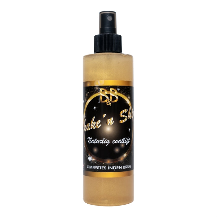 B&B Shake'n Shine finish-spray til alle pelstyper