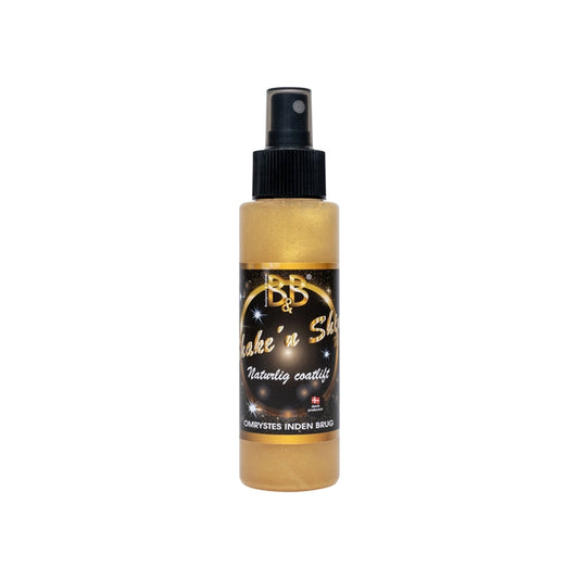 B&B Shake'n Shine finish-spray til hundepels, flaske set forfra
