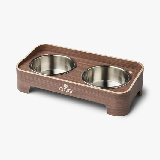 DOG Copenhagen Skagen Food Bar, foderbar med to skåle i rustfrit stål, produktbillede